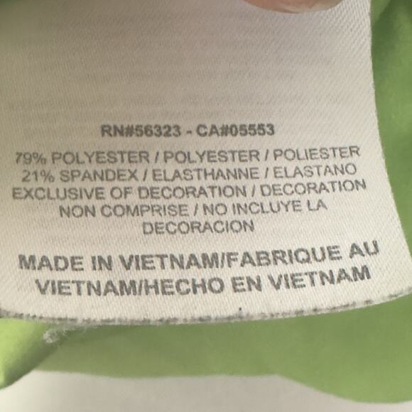 Nike Golf Dri-FIT Polo Shirt XL Green Stretch Argyle Texture Short Sleeve - Picture 8 of 10